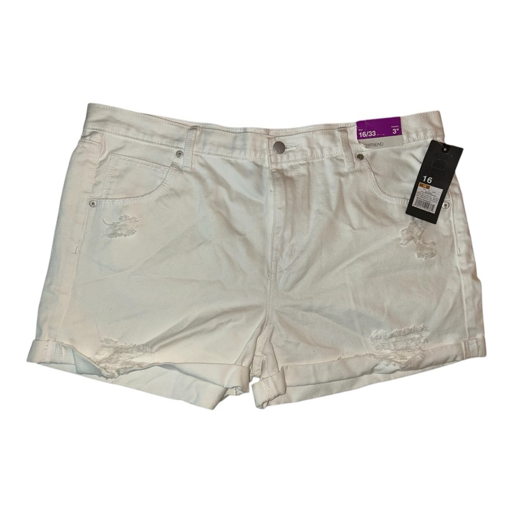 New Mossimo Women's White Denim Shorts